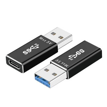 2018 Новый USB3.1 10 Гбит/с 5 В USB 3.0 Тип A Штекер к USB 3.1 Тип C Тип C USB-C Женский AM-CF Конвертер Адаптер разъем  10