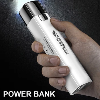 Портативный Светодиодный фонарик USB Перезаряжаемый Водонепроницаемый фонарик Может использоваться в качестве источника питания Banck Карманные кемпинговые светодиодные фонари Mini Torch  10