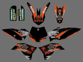 Новая Команда Графический Фон Наклейка Наклейка Для KTM SX65 SX 65 2009 2010 2011 2012  10