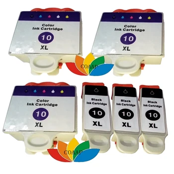 6 Чернильный картридж для Kodak 10 XL для принтера KODAK ESP 3, ESP 5, ESP 7, ESP 9, ESP3250, ESP5200, ESP5210, ESP5250, ESP6150  10