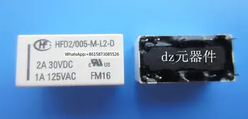 HFD2-005-M-L2-D абсолютно новое оригинальное магнитное реле Hongfa HFD2/005-M-L2 5V 10 шт.  10