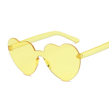 Новые модные милые сексуальные солнцезащитные очки без оправы в стиле ретро 