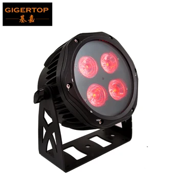 Gigertop TP-P117 Новый Мини 4x18 Вт RGBWA УФ 6В1 Цветной Водонепроницаемый светодиодный Номинальный Светильник IP65 Наружный Дизайн DMX Управление Сценическим Освещением  5
