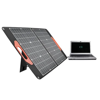 Cargadores Para Ноутбуки Pannelli Solare 100 Вт USB C Гибкая Солнечная Панель Pannello Складное Фотоэлектрическое Зарядное Устройство Для Ноутбука  3