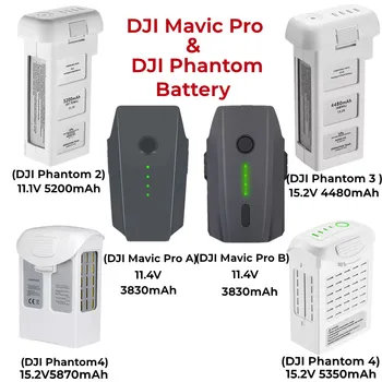 Аккумулятор для беспилотных летательных аппаратов DJI, LiPo Интеллектуальный летный аккумулятор для DJI Phantom 2/ 3/ 4 Pro & Adv / Mavic Pro  5