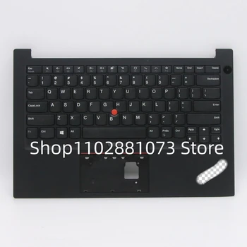 Новая Оригинальная клавиатура с подсветкой, Подставка для рук, Чехол для Ноутбука Lenovo ThinkPad E14 Gen 2 W/O FP 5M10Z27261  1