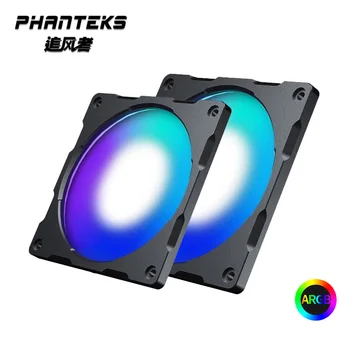 Phanteks 120 мм 140 мм Алюминиевый Люкс 5 В 3PIN Halos ARGB Красочный светодиодный Вентилятор Цвета Радуги С Диафрагмой Совместимый 12 см 14 см Вентилятор Радиатора  0