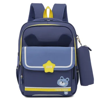детские школьные сумки для мальчиков и девочек, Детский рюкзак для начальной школы, ортопедический рюкзак, Водонепроницаемый школьный рюкзак, большая сумка для книг mochila infantil  5