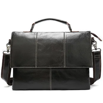 мужской портфель, сумка, мужская сумка для ноутбука из натуральной кожи, деловая сумка для документооборота, портативная сумка для ноутбука  3