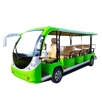 Туристический трансфер для отдыха с подогревом и кондиционером, 14-местный электрический экскурсионный автобус и автомобильный парк развлечений  0