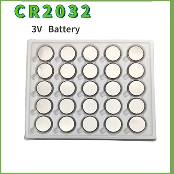 Новые 50шт 3V CR2032 Литиевая Кнопочная батарея BR2032 DL2032 CR 2032 Кнопочные батарейки для монет для Часов Калькулятор  5