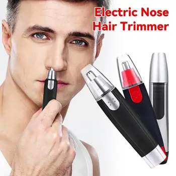 Электрическая Машинка для стрижки волос в носу, водонепроницаемая безопасная Машинка для Стрижки носа, Мужская Бритва, Женская машинка для стрижки волос в носу, ультратонкий прецизионный триммер  5