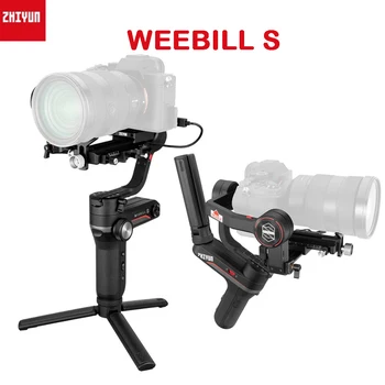 ZHIYUN Weebill S 3-Осевой Ручной Карданный Стабилизатор передачи изображения для Видеоблога в прямом эфире для Беззеркальной зеркальной камеры Gimbal  1