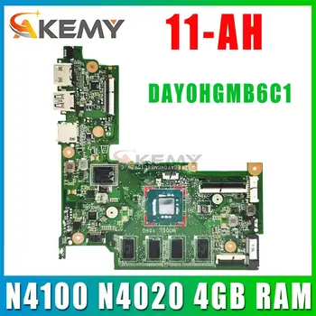 Для HP Stream 11-AH N4100 N4020 4 ГБ Оперативной памяти Материнская плата ноутбука DAY0HGMB6C1 L23458-601 SR3S1 11-AH012DX 11-AH113WM Материнская плата Ноутбука  5