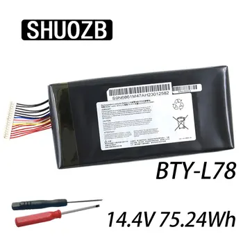Аккумулятор для ноутбука SHUOZB BTY-L78 Для MSI GT80 GT80S 2QE-035CN GT73 GT73VR 6RF-094CN GT83 GT83VR GT75 GT75VR MS-1812 MS-1814 5225 мАч  5