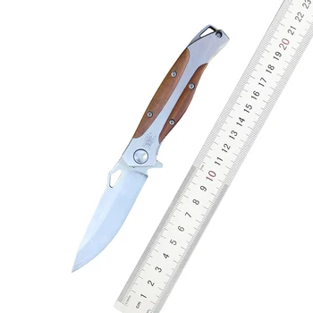 Складной Карманный Нож с Лезвием из Дамасской Стали EDC Survival Collection Tool Подходит для Охоты Кемпинга Выживания На открытом Воздухе Повседневного Ношения  0