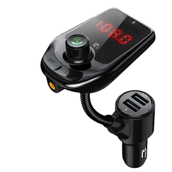 Высококачественный автомобильный MP3-плеер D5 со слотом для карт памяти, Двумя USB, Bluetooth, Громкой связью, AUX, FM-передатчиком  5