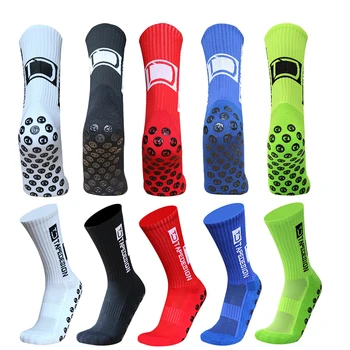 Мужские Новые Силиконовые Женские носки для футбола 2023 года, Дизайнерские Спортивные носки с круглым нескользящим захватом  5