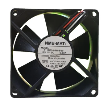Новый Вентилятор охлаждения процессора Радиатор Для NMB-MAT 3112KL-04W-B69 12V 0.58A Шаровой Вентилятор охлаждения 8 см 8032 80*80* 32 мм  5