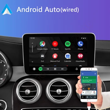 Apple Carplay Видео Активация Автоматический Интерфейс Радиоэкран Модуль Для Mercedes-Benz GLE GLS W166 X166 NTG5 Android Декодер Коробка  1