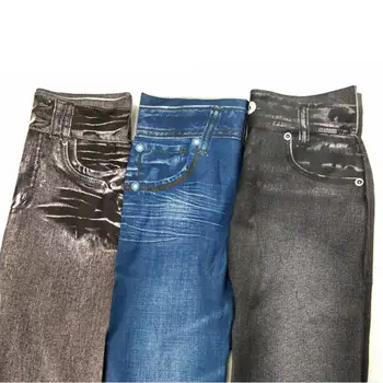 Легкие джинсы длиной до щиколотки с защитой от выцветания, женские брюки-карандаш для дома  5