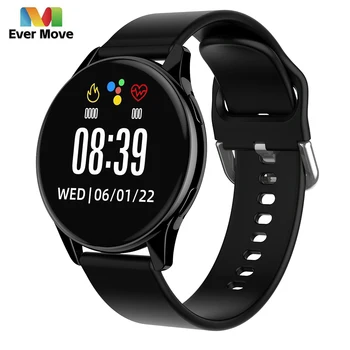 Ever Move смарт-часы мужские женские круглые умные часы T2 Pro Bluetooth Звонки часы Фитнес-браслет циферблат часов Рекомендуем для Xiaomi  10