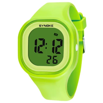 SYNOKE Модные Детские часы, Разноцветные часы, светодиодные Студенческие часы, Детские Цифровые наручные часы, подарки для мальчиков и девочек, Relojes  10