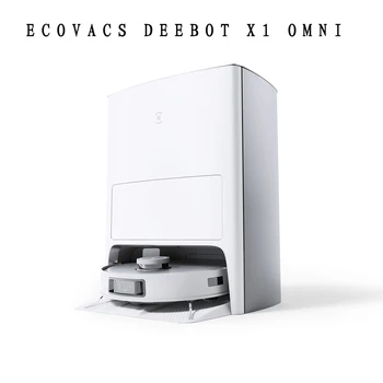Оригинальный ECOVACS DEEBOT X1 OMNI Полностью Умный Робот-Подметальщик Самоочищающийся Пылесос Intelligent AI Cleaner Пыль Автоматическое Опорожнение  5