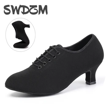 Женская обувь для танцев Танго, Танцевальные кроссовки, Современная спортивная обувь, обувь для занятий латиноамериканскими танцами, Обувь для танцев, Ткань Оксфорд, Резиновая подошва, Уличная  0