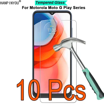 10 Шт./лот Для Motorola Moto G Play 2023 2021 Твердость 9H 2.5D Закаленное Стекло Пленка Для Защиты экрана Guard  5