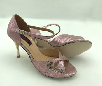 Удобная и модная обувь для танцев Аргентинское танго, обувь для вечеринок, свадебные туфли, кожаная подошва, жесткая подошва T6226PL  4